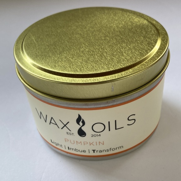 WAX OILS Pumpkin Light Imbue Transform Soy Candle 8 oz - Picture 5 of 9